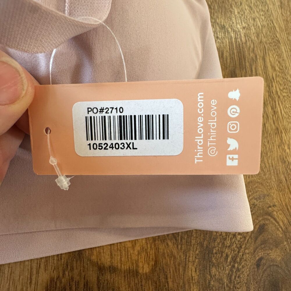 Thirdlove NWT Adjustable Strap Wireless Bra XL Violet Ice - Picture 2 of 2